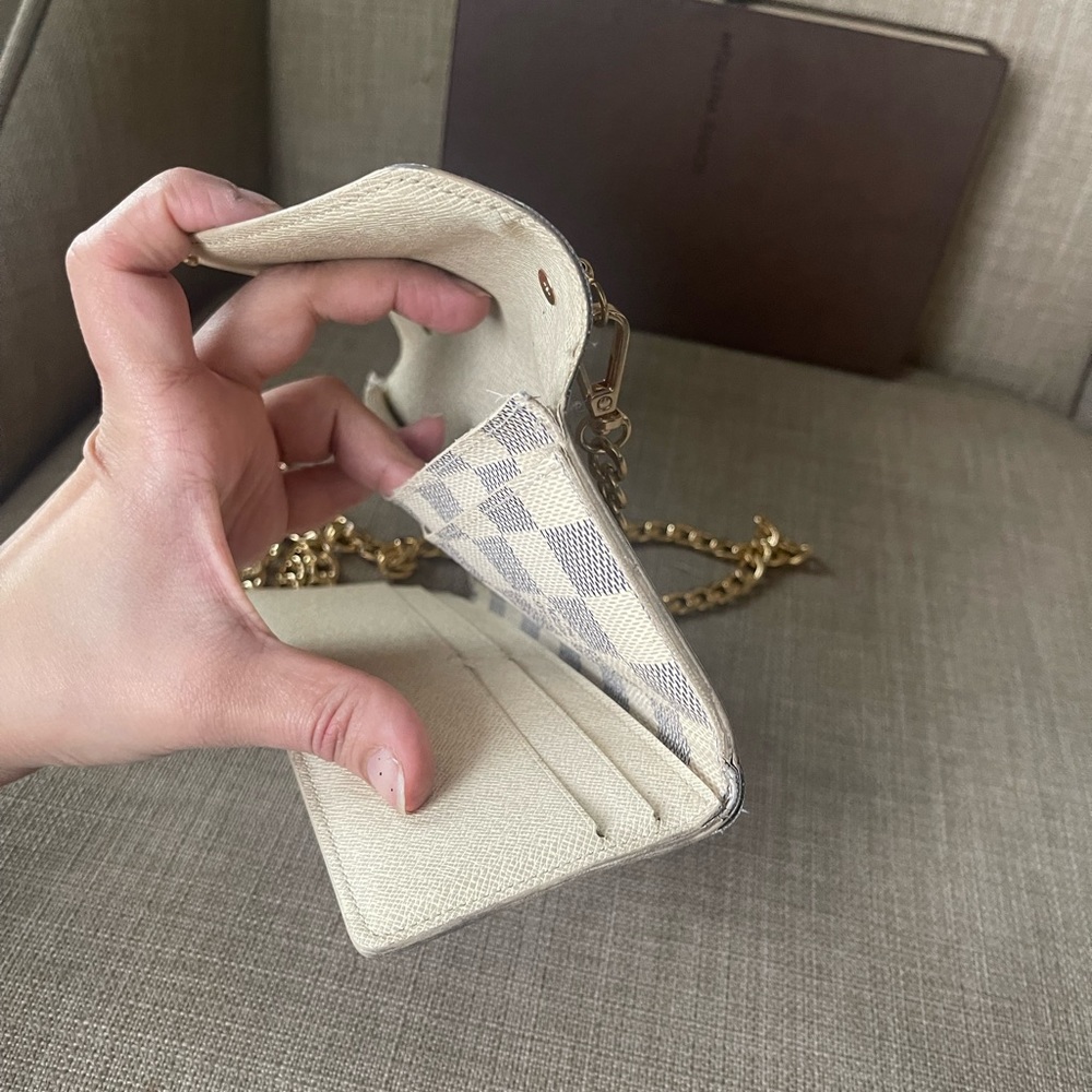 Authentic Louis Vuitton damier azur long wallet TN2134 (B32) - Picture 5 of 15